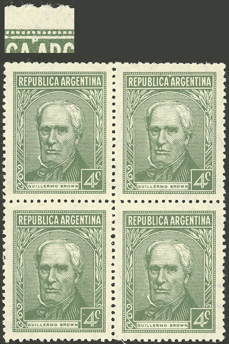 Lot 505 - Argentina general issues - Guillermo Jalil - Philatino Auction # 2339 ARGENTINA: General auction with material of all periods, including rarities Lot 505 - Argentina general issues - Guillermo Jalil - Philatino Auction # 2339 ARGENTINA: General auction with material of all periods, including rarities