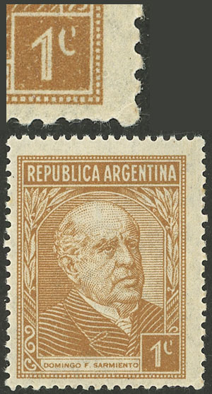 Lot 542 - Argentina general issues -  Guillermo Jalil - Philatino Auction # 2339 ARGENTINA: General auction with material of all periods, including rarities