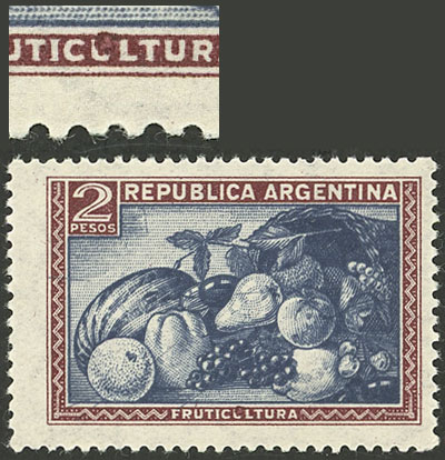 Lot 549 - Argentina general issues -  Guillermo Jalil - Philatino Auction # 2339 ARGENTINA: General auction with material of all periods, including rarities