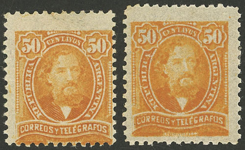 Lot 252 - Argentina general issues -  Guillermo Jalil - Philatino Auction # 2339 ARGENTINA: General auction with material of all periods, including rarities