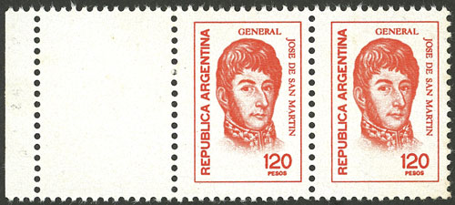 Lot 932 - Argentina general issues -  Guillermo Jalil - Philatino Auction # 2339 ARGENTINA: General auction with material of all periods, including rarities