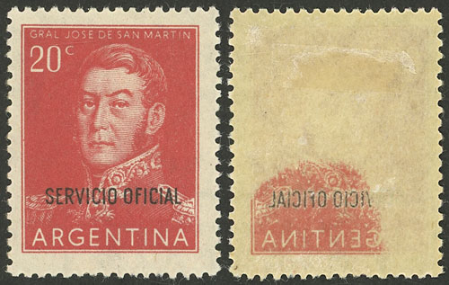 Lot 1263 - Argentina official stamps - Guillermo Jalil - Philatino Auction # 2339 ARGENTINA: General auction with material of all periods, including rarities Lot 1263 - Argentina official stamps - Guillermo Jalil - Philatino Auction # 2339 ARGENTINA: General auction with material of all periods, including rarities