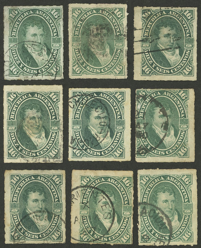 Lot 169 - Argentina general issues - Guillermo Jalil - Philatino Auction # 2339 ARGENTINA: General auction with material of all periods, including rarities Lot 169 - Argentina general issues - Guillermo Jalil - Philatino Auction # 2339 ARGENTINA: General auction with material of all periods, including rarities