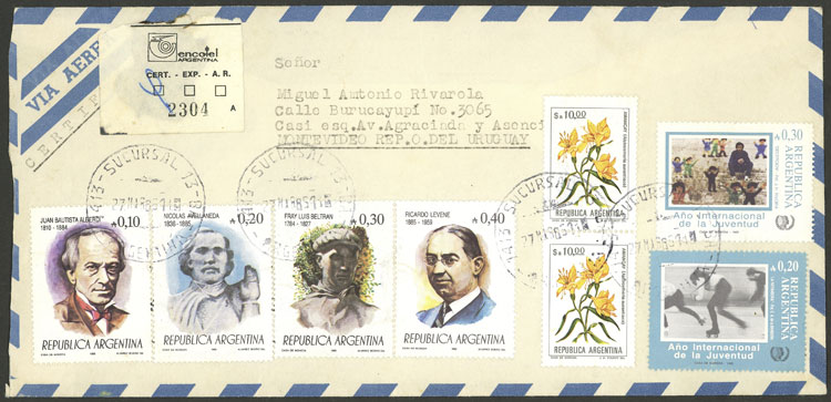 Lot 1493 - Argentina postal history - Guillermo Jalil - Philatino Auction # 2339 ARGENTINA: General auction with material of all periods, including rarities Lot 1493 - Argentina postal history - Guillermo Jalil - Philatino Auction # 2339 ARGENTINA: General auction with material of all periods, including rarities