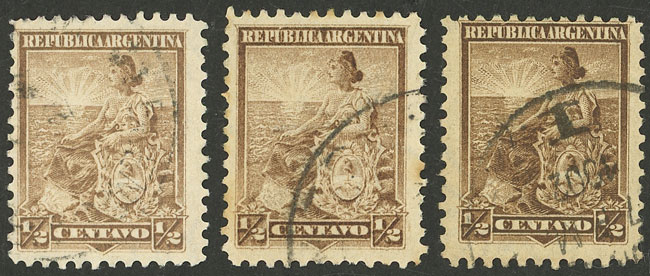 Lot 301 - Argentina general issues -  Guillermo Jalil - Philatino Auction # 2339 ARGENTINA: General auction with material of all periods, including rarities
