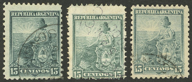 Lot 316 - Argentina general issues -  Guillermo Jalil - Philatino Auction # 2339 ARGENTINA: General auction with material of all periods, including rarities