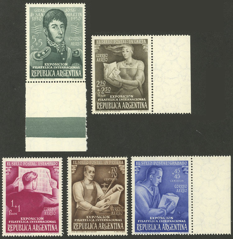 Lot 692 - Argentina general issues -  Guillermo Jalil - Philatino Auction # 2339 ARGENTINA: General auction with material of all periods, including rarities