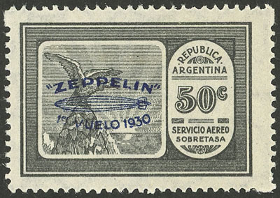 Lot 455 - Argentina general issues -  Guillermo Jalil - Philatino Auction # 2339 ARGENTINA: General auction with material of all periods, including rarities