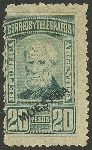 Lot 260 - Argentina general issues -  Guillermo Jalil - Philatino Auction # 2339 ARGENTINA: General auction with material of all periods, including rarities