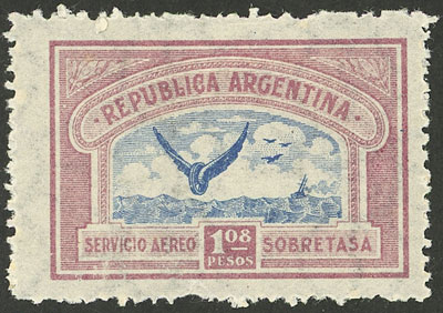 Lot 450 - Argentina general issues - Guillermo Jalil - Philatino Auction # 2339 ARGENTINA: General auction with material of all periods, including rarities Lot 450 - Argentina general issues - Guillermo Jalil - Philatino Auction # 2339 ARGENTINA: General auction with material of all periods, including rarities