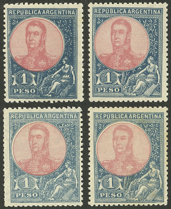Lot 338 - Argentina general issues - Guillermo Jalil - Philatino Auction # 2339 ARGENTINA: General auction with material of all periods, including rarities Lot 338 - Argentina general issues - Guillermo Jalil - Philatino Auction # 2339 ARGENTINA: General auction with material of all periods, including rarities