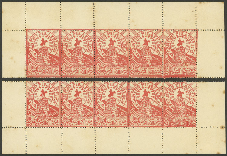 Lot 1548 - Argentina cinderellas - Guillermo Jalil - Philatino Auction # 2339 ARGENTINA: General auction with material of all periods, including rarities Lot 1548 - Argentina cinderellas - Guillermo Jalil - Philatino Auction # 2339 ARGENTINA: General auction with material of all periods, including rarities