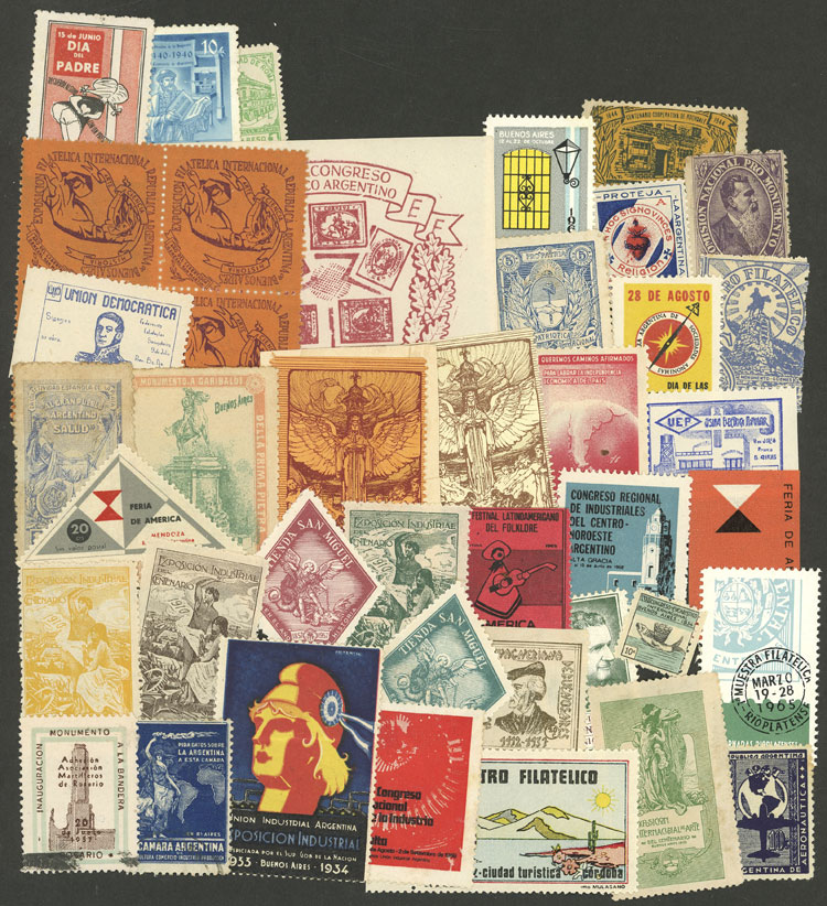 Lot 1550 - Argentina cinderellas - Guillermo Jalil - Philatino Auction # 2339 ARGENTINA: General auction with material of all periods, including rarities Lot 1550 - Argentina cinderellas - Guillermo Jalil - Philatino Auction # 2339 ARGENTINA: General auction with material of all periods, including rarities