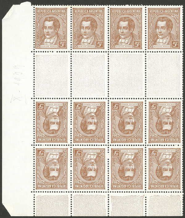 Lot 579 - Argentina general issues - Guillermo Jalil - Philatino Auction # 2339 ARGENTINA: General auction with material of all periods, including rarities Lot 579 - Argentina general issues - Guillermo Jalil - Philatino Auction # 2339 ARGENTINA: General auction with material of all periods, including rarities