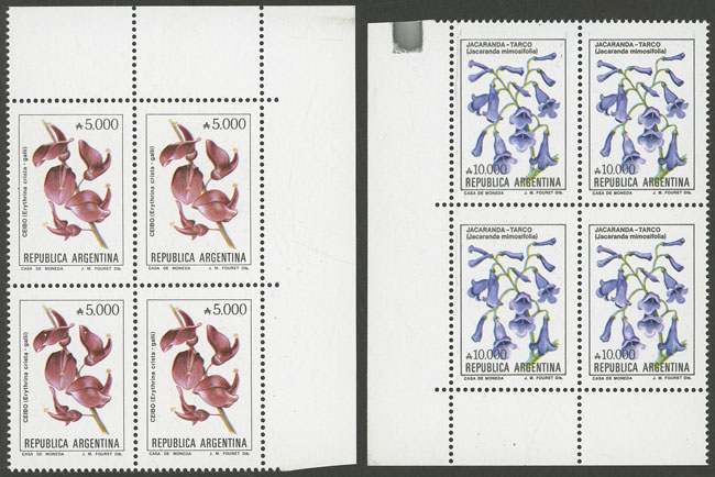 Lot 989 - Argentina general issues -  Guillermo Jalil - Philatino Auction # 2339 ARGENTINA: General auction with material of all periods, including rarities