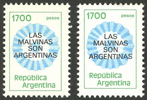 Lot 977 - Argentina general issues -  Guillermo Jalil - Philatino Auction # 2339 ARGENTINA: General auction with material of all periods, including rarities