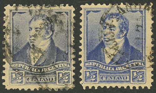 Lot 270 - Argentina general issues -  Guillermo Jalil - Philatino Auction # 2339 ARGENTINA: General auction with material of all periods, including rarities