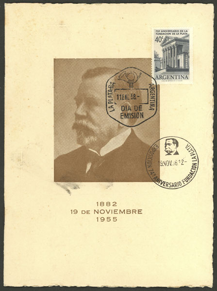 Lot 754 - Argentina general issues -  Guillermo Jalil - Philatino Auction # 2339 ARGENTINA: General auction with material of all periods, including rarities