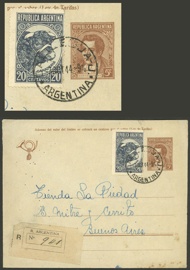 Lot 1436 - Argentina postal history - Guillermo Jalil - Philatino Auction # 2339 ARGENTINA: General auction with material of all periods, including rarities Lot 1436 - Argentina postal history - Guillermo Jalil - Philatino Auction # 2339 ARGENTINA: General auction with material of all periods, including rarities