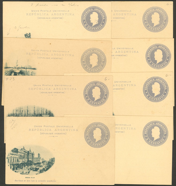 Lot 1400 - Argentina Postal stationery - Guillermo Jalil - Philatino Auction # 2339 ARGENTINA: General auction with material of all periods, including rarities Lot 1400 - Argentina Postal stationery - Guillermo Jalil - Philatino Auction # 2339 ARGENTINA: General auction with material of all periods, including rarities