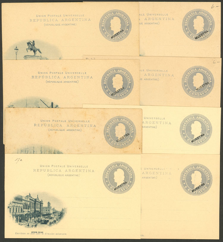 Lot 1401 - Argentina Postal stationery - Guillermo Jalil - Philatino Auction # 2339 ARGENTINA: General auction with material of all periods, including rarities Lot 1401 - Argentina Postal stationery - Guillermo Jalil - Philatino Auction # 2339 ARGENTINA: General auction with material of all periods, including rarities