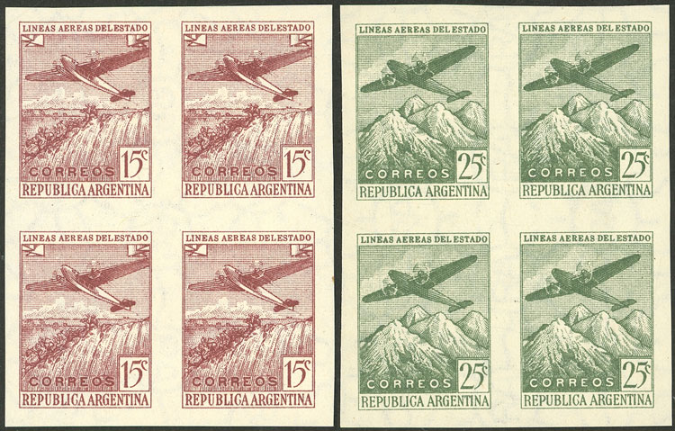 Lot 671 - Argentina general issues -  Guillermo Jalil - Philatino Auction # 2339 ARGENTINA: General auction with material of all periods, including rarities