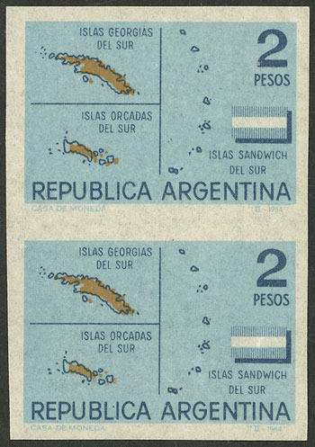 Lot 836 - Argentina general issues -  Guillermo Jalil - Philatino Auction # 2339 ARGENTINA: General auction with material of all periods, including rarities