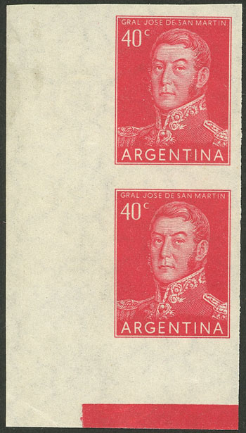 Lot 730 - Argentina general issues -  Guillermo Jalil - Philatino Auction # 2339 ARGENTINA: General auction with material of all periods, including rarities