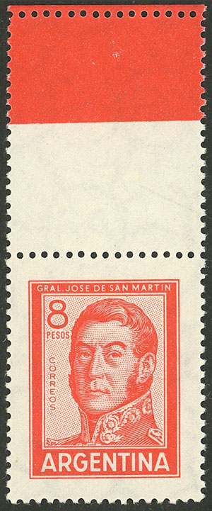 Lot 846 - Argentina general issues -  Guillermo Jalil - Philatino Auction # 2339 ARGENTINA: General auction with material of all periods, including rarities