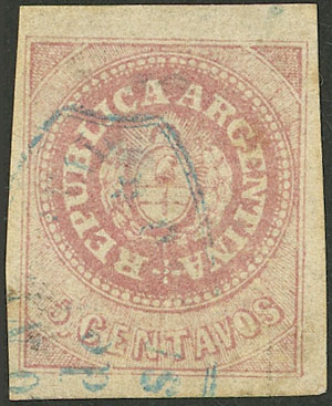 Lot 55 - Argentina escuditos -  Guillermo Jalil - Philatino Auction # 2339 ARGENTINA: General auction with material of all periods, including rarities