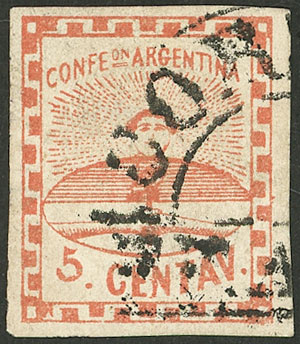 Lot 44 - Argentina confederation - Guillermo Jalil - Philatino Auction # 2339 ARGENTINA: General auction with material of all periods, including rarities Lot 44 - Argentina confederation - Guillermo Jalil - Philatino Auction # 2339 ARGENTINA: General auction with material of all periods, including rarities