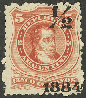 Lot 195 - Argentina general issues - Guillermo Jalil - Philatino Auction # 2339 ARGENTINA: General auction with material of all periods, including rarities Lot 195 - Argentina general issues - Guillermo Jalil - Philatino Auction # 2339 ARGENTINA: General auction with material of all periods, including rarities