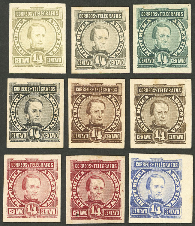 Lot 228 - Argentina general issues - Guillermo Jalil - Philatino Auction # 2339 ARGENTINA: General auction with material of all periods, including rarities Lot 228 - Argentina general issues - Guillermo Jalil - Philatino Auction # 2339 ARGENTINA: General auction with material of all periods, including rarities