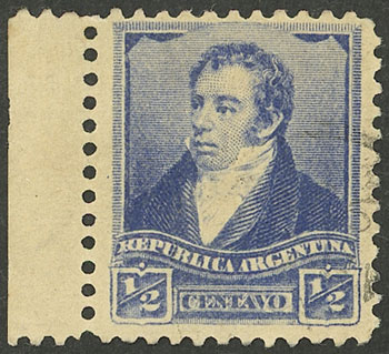 Lot 271 - Argentina general issues -  Guillermo Jalil - Philatino Auction # 2339 ARGENTINA: General auction with material of all periods, including rarities