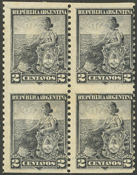 Lot 305 - Argentina general issues -  Guillermo Jalil - Philatino Auction # 2339 ARGENTINA: General auction with material of all periods, including rarities