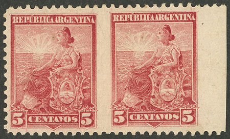 Lot 310 - Argentina general issues -  Guillermo Jalil - Philatino Auction # 2339 ARGENTINA: General auction with material of all periods, including rarities