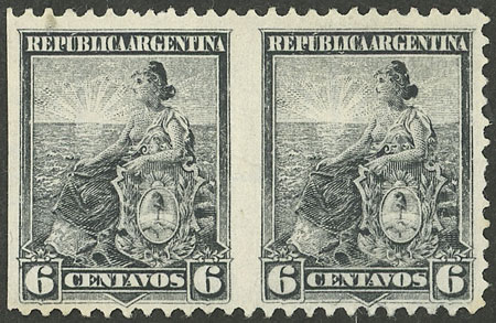 Lot 311 - Argentina general issues -  Guillermo Jalil - Philatino Auction # 2339 ARGENTINA: General auction with material of all periods, including rarities