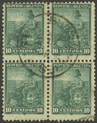 Lot 312 - Argentina general issues -  Guillermo Jalil - Philatino Auction # 2339 ARGENTINA: General auction with material of all periods, including rarities