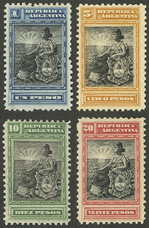 Lot 320 - Argentina general issues -  Guillermo Jalil - Philatino Auction # 2339 ARGENTINA: General auction with material of all periods, including rarities