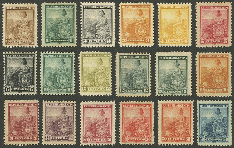Lot 300 - Argentina general issues - Guillermo Jalil - Philatino Auction # 2339 ARGENTINA: General auction with material of all periods, including rarities Lot 300 - Argentina general issues - Guillermo Jalil - Philatino Auction # 2339 ARGENTINA: General auction with material of all periods, including rarities