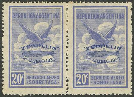 Lot 453 - Argentina general issues -  Guillermo Jalil - Philatino Auction # 2339 ARGENTINA: General auction with material of all periods, including rarities