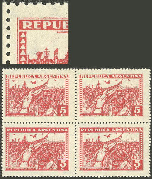 Lot 467 - Argentina general issues -  Guillermo Jalil - Philatino Auction # 2339 ARGENTINA: General auction with material of all periods, including rarities