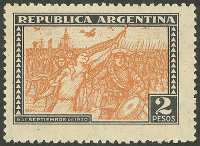 Lot 473 - Argentina general issues -  Guillermo Jalil - Philatino Auction # 2339 ARGENTINA: General auction with material of all periods, including rarities