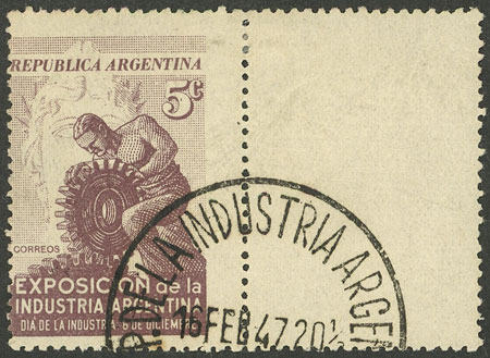 Lot 674 - Argentina general issues -  Guillermo Jalil - Philatino Auction # 2339 ARGENTINA: General auction with material of all periods, including rarities