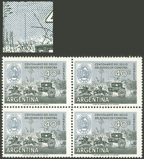 Lot 759 - Argentina general issues -  Guillermo Jalil - Philatino Auction # 2339 ARGENTINA: General auction with material of all periods, including rarities