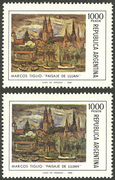 Lot 972 - Argentina general issues -  Guillermo Jalil - Philatino Auction # 2339 ARGENTINA: General auction with material of all periods, including rarities