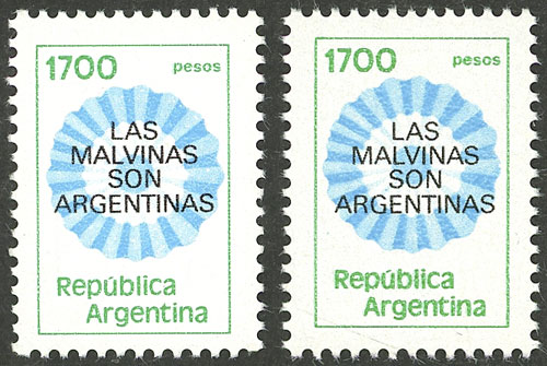 Lot 975 - Argentina general issues -  Guillermo Jalil - Philatino Auction # 2339 ARGENTINA: General auction with material of all periods, including rarities