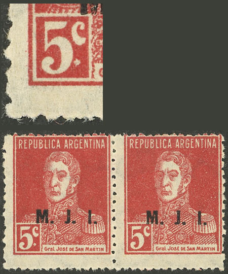 Lot 1217 - Argentina official stamps - Guillermo Jalil - Philatino Auction # 2339 ARGENTINA: General auction with material of all periods, including rarities Lot 1217 - Argentina official stamps - Guillermo Jalil - Philatino Auction # 2339 ARGENTINA: General auction with material of all periods, including rarities