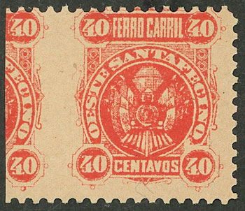Lot 1316 - Argentina telegraph stamps - Guillermo Jalil - Philatino Auction # 2339 ARGENTINA: General auction with material of all periods, including rarities Lot 1316 - Argentina telegraph stamps - Guillermo Jalil - Philatino Auction # 2339 ARGENTINA: General auction with material of all periods, including rarities