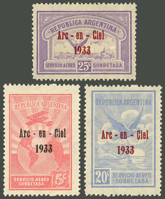 Lot 1106 - Argentina airmail - private issue - Guillermo Jalil - Philatino Auction # 2339 ARGENTINA: General auction with material of all periods, including rarities Lot 1106 - Argentina airmail - private issue - Guillermo Jalil - Philatino Auction # 2339 ARGENTINA: General auction with material of all periods, including rarities